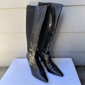 Calvin Klein Robin Stretch Black Boots US 7.5 have Flaw
